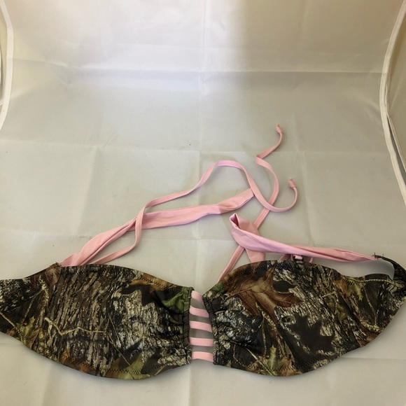 Wilderness Dreams Camouflage Bikini Top Size Small - Picture 2 of 4
